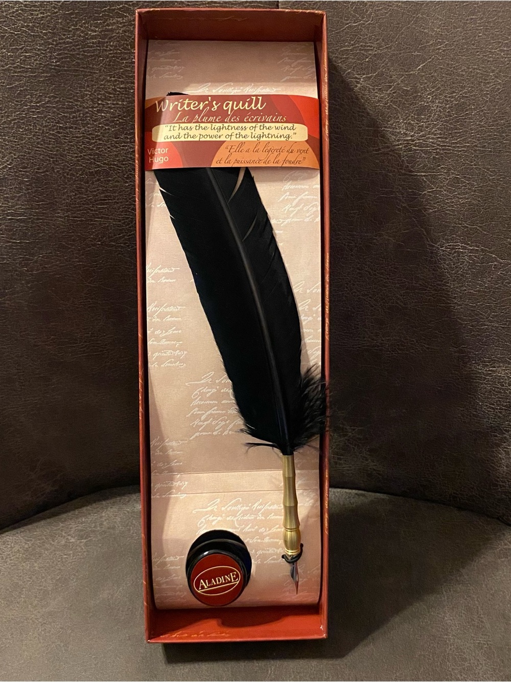 Victor Hugo’s Writer’s Quill & Ink Set